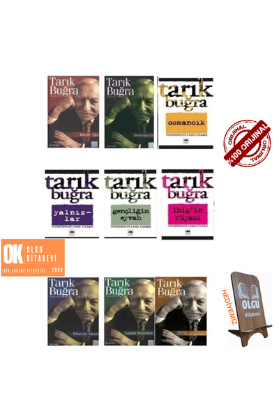 İletişim Yayınları Tarık Buğra - 9 Kitap Set - Osmancık - Küçük Ağa - Yağmur ...