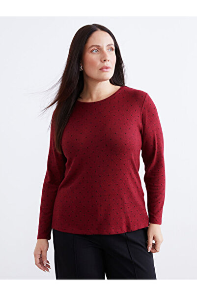 LC Waikiki Sparkling Choices from Shining Store Zero Roba Collar Polka Dot Wo...