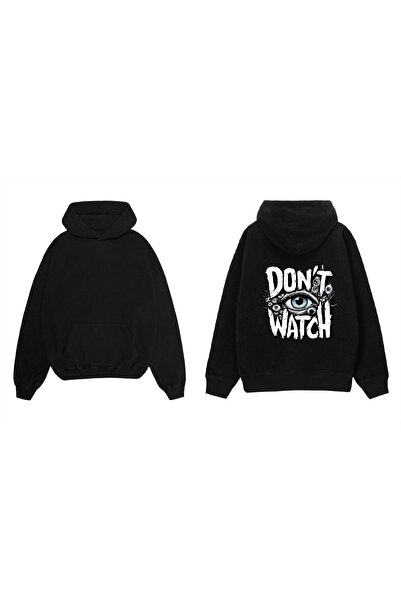 ELFERA Dont Watch Printed Sweat-Shirt