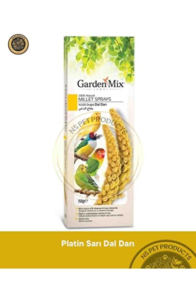 Garden Mix Platin Sarı Dal Darı 150 gr - Kuş Yemi