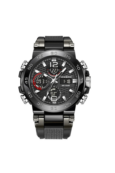 Lige Sportsman Design Rugged Water Resistant Analog Digital Led Illuminated M...