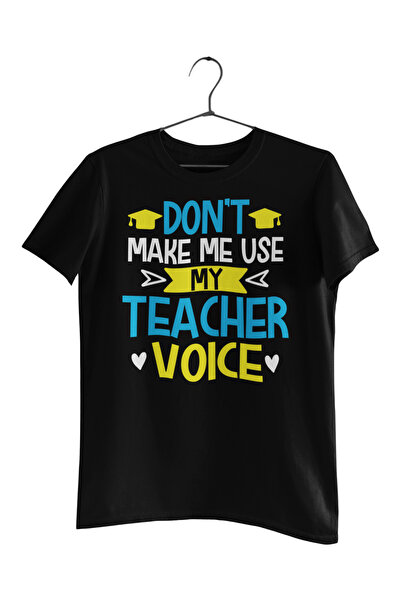 Generic (Unbranded) Tricou Malfini „Don't Make Me Use”, negru, mărimea S