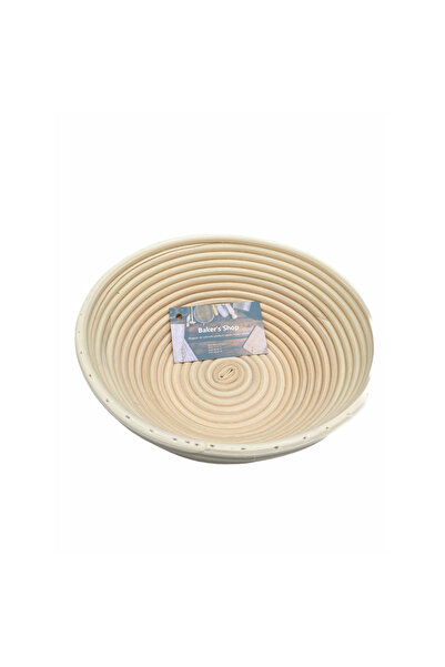 OEM Baker's Shop Wicker Basket for Proving Ground, Round 22 x 8.5 cm