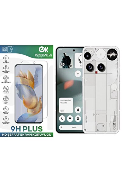 Ecr Mobile Nothing Phone 3 ile Uyumlu HD Şeffaf 9H Nano Ekran Koruyucu