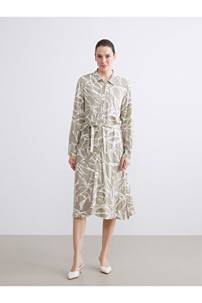 LC Waikiki Embroidered Shirt Dress with Belt for Style Enthusiasts from Uzg S...