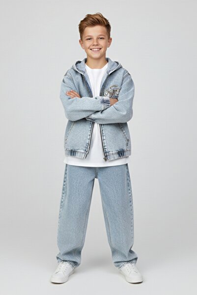 DMB BOYS & GIRLS Men's Denim Jacket 26Ydmb7673