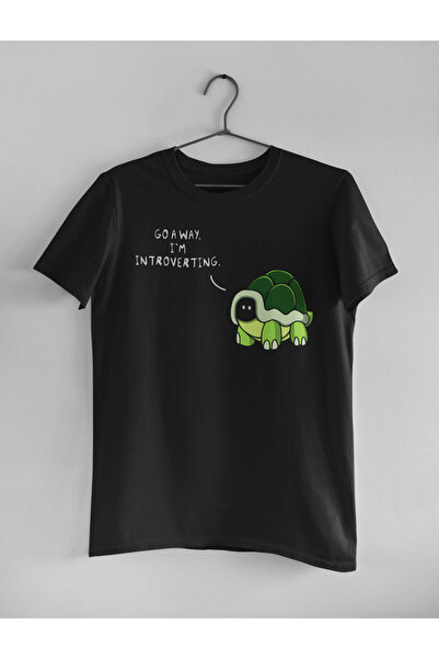 Generic (Unbranded) Tricou Malfini „Go Away” negru, mărimea M