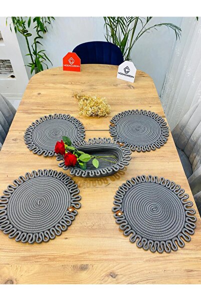 bestbeler Wicker Jute Presentation Plate Mat Supla American Serving Tray and ...