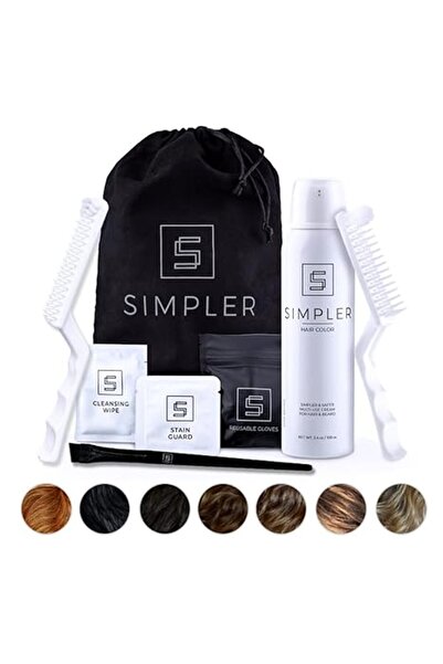 Simpl Simpler Hair Color Ginger - Enhanced Brush Kit for Mustache and Beard