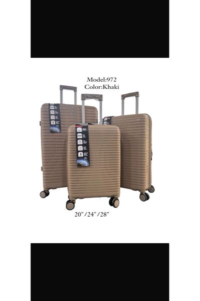 ELEGANT G Luggage Travel Suitcase Trolley Bag – Set of 3 pcs – With Spinner W...
