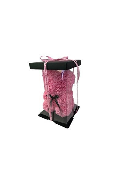 OEM Rose Bear from Soap Flowers, Tumat, Pink