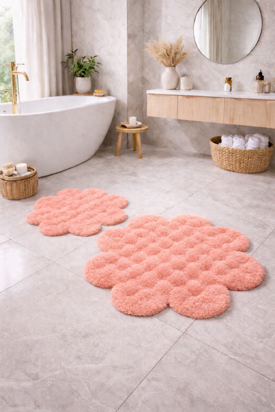 ALgorand Home Decorative Daisy Buble Plush Carpet Soft Non-Slip Base