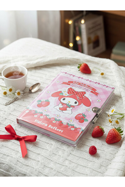 GiFi Caiet de amintiri licențiat Kuromi, cu lacăt și cheie