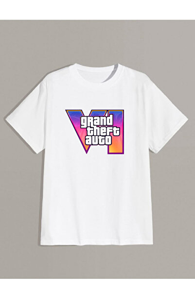 aytok tekstil Printed Men's Women's Unisex Crew Neck Printed T-Shirt Tshirt T...