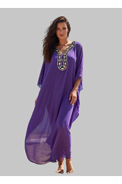 Jessica Dafer Grecee İhtal yaka detay şifon Pareo Tasarım S 2026