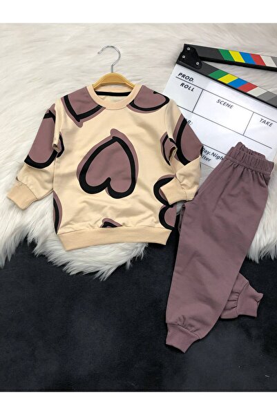 FURKYY Βαμβακερό σετ για κορίτσια (κάτω και επάνω μέρος)