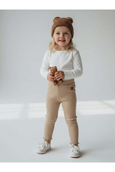 Zekids Детски памучни чорапогащи с ребра