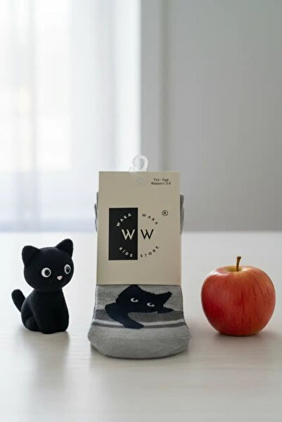 ww waka waka kids store Памучни чорапогащи с котешка фигура за момичета