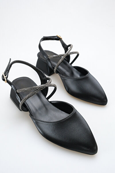 ich1one Pantofi Milano Fergison cu toc pentru femei – Toc de 5 cm, Eleganță c...