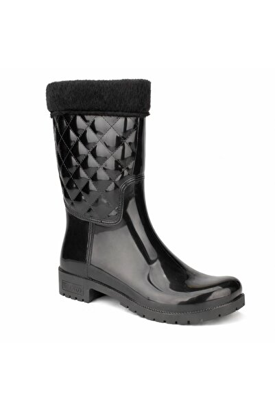 Sportlife GZR Зимни водоустойчиви гумени дамски ботуши с подплата, черни