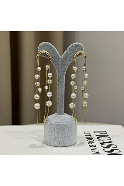 Rüya Pearl Detail Dangle Earrings