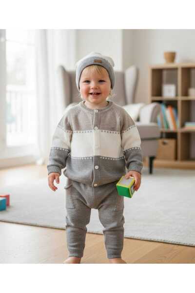 Pierre Cardin trko 3 parçalı bebe takımı