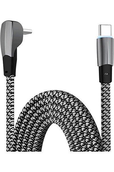 The Bros USB C to USB C Cable 6.6FT, 60W 90 Degree Right Angle Type C PD Fast...