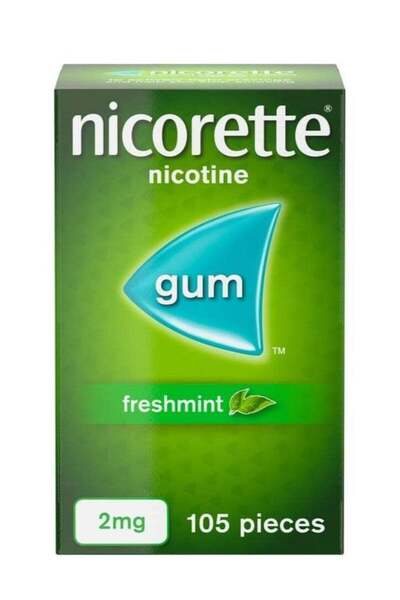 McNeill Nicorette Gum Freshmint 2 Mg 105 Pieces
