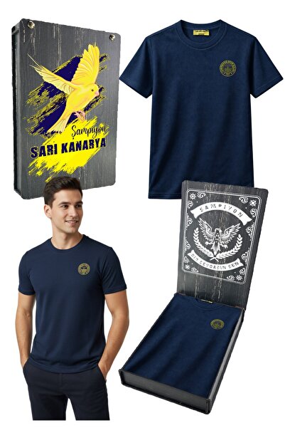 Fenerbahçe ERKEK TRİBÜN WAFFLE T-SHİRT UV KUTU HEDİYELİ