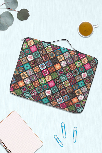 Wallery Bags حافظة محمولة للكمبيوتر اللوحي مقاس 11/8 بوصة مع مقبض