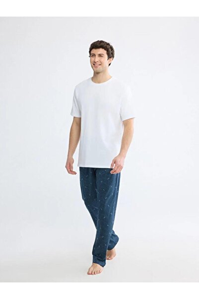 LC Waikiki Elastic Waist Men's Pajama Bottoms (S6)