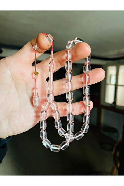 TTS TÜRK TESBİH SANATI Handcrafted Capsule Cut Amber Prayer Beads