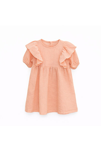 Mamboo Girl's dress 1-5 years, pink - 3/4 years