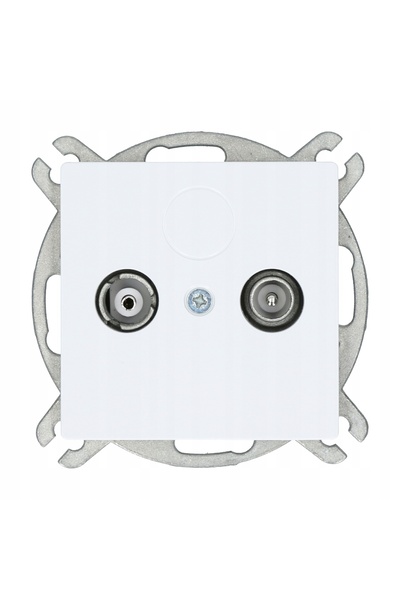 Other Gniazdo antenowe RTV końcowe 6 dB białe podtynkowe 1 szt.