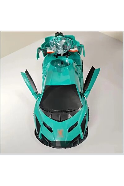 Generic 360° Automatic Rotating Toy Car with Sound & Light Effects – Universa...