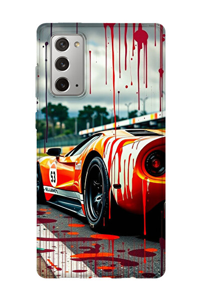 lelia حافظة هاتف شفافة مطبوعة متوافقة مع هاتف سامسونج جالاكسي نوت 20 |   مجمو...