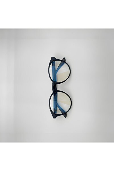 ZENIT نظارات إيما السوداء المستديرة للجنسين مع حماية من الضوء الأزرق |   50 إ...