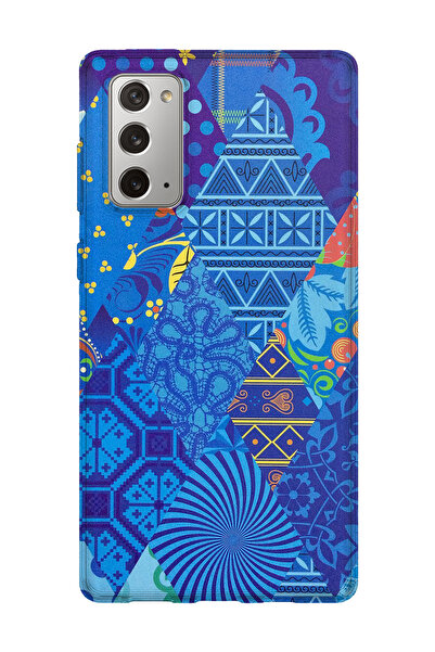 lelia حافظة هاتف شفافة مطبوعة متوافقة مع هاتف سامسونج جالاكسي نوت 20 |   مجمو...