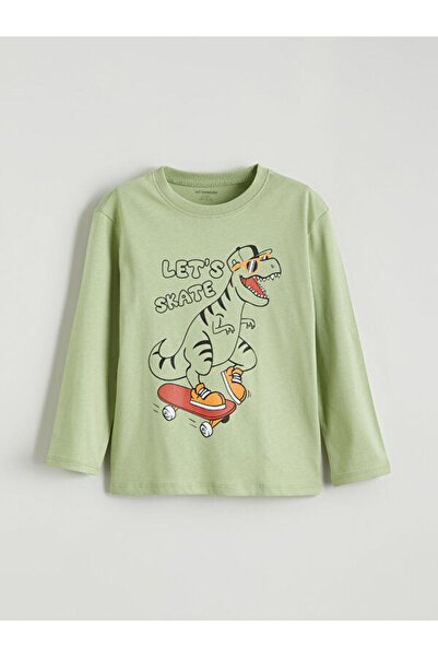 LC Waikiki تي شيرت مطبوع للأولاد من قطع غيار عالية الجودة من متجر çelebi