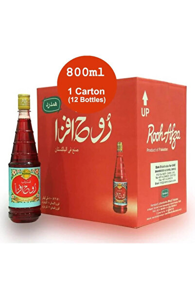 Hamdard Roohafza Syrup 800 ml x 12