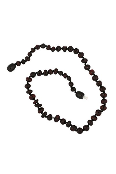 Inure Jewelry Baby Drop Amber Teeth Necklace