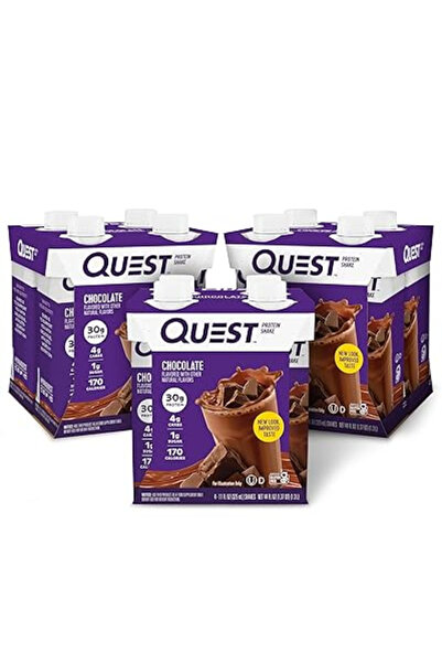 Quest Protein Shake Chocolate 325ml Pack of 12 | Ready to Drink High Protein