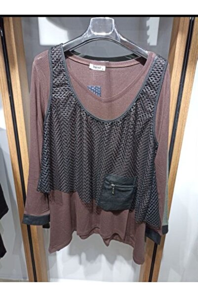 ZARİFSTORE Leather Mesh Vest Set