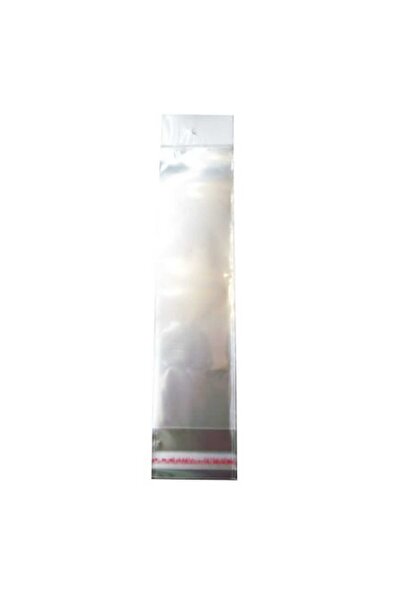OEM Transparent Cellophane Bags with White Stripe - Bijuterix, 23x5cm, Set of...