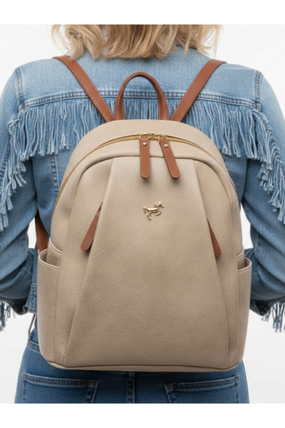 Çanta Trend Miami Polo Club Leather Look Women's Backpack