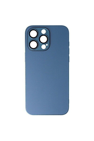 SEP TPU Frosted Glass Case Apple iPhone 15 Pro Max Blue