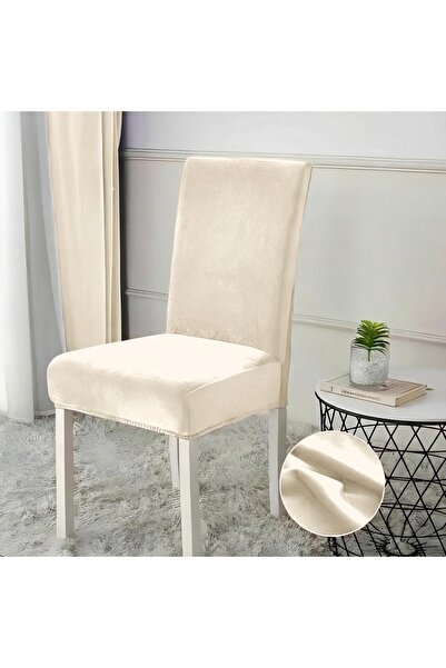 trendyhome Set 4 Huse Scaun Catifea, Elastice, Potrivire Universală