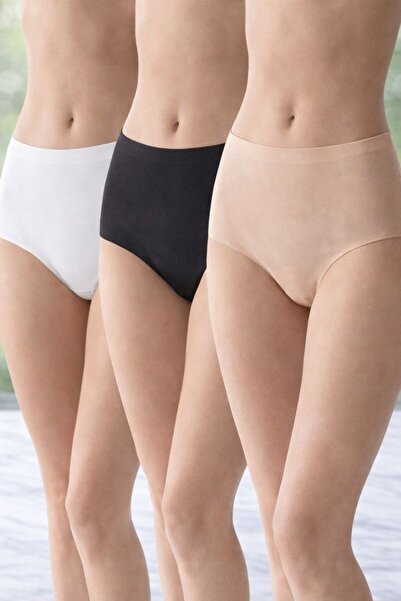 HK Underwear Yüksek Bel Bambu Külot