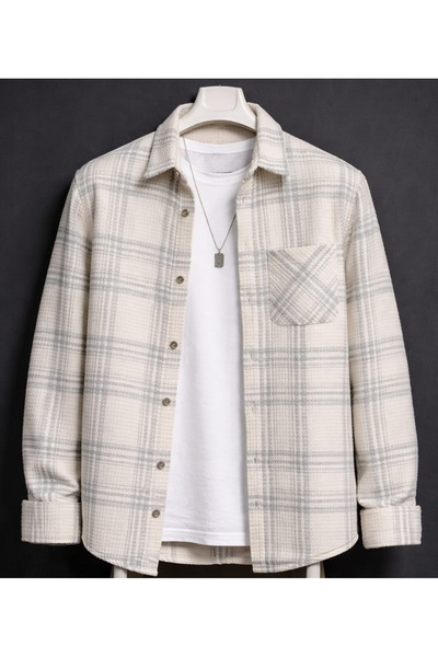 YNGMENCLASS Petek Pattern Thick Jacket Looking Like a Single Pocket with Deta...