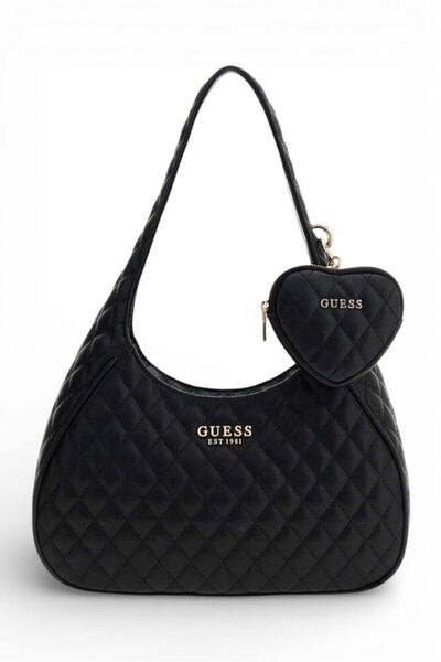 Guess Atabey Siyah Kadın Omuz Çantası HWQG9894010